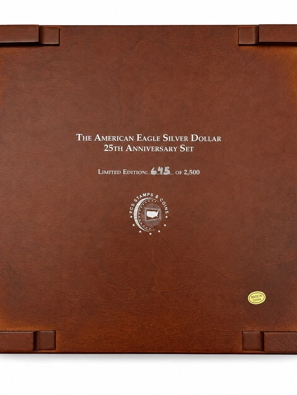 U.S. Mint American Eagle Silver Dollar 25th Anniv Set Box – Empty Display Case